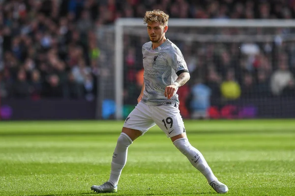 Harvey Elliott Van Liverpool Tijdens Premier League Match Nottingham Forest — Stockfoto