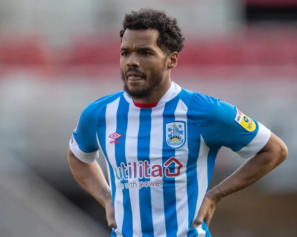 Duane Holmes # 19 Huddersfield Town Sky Bet Şampiyonası maçında Middlesbrough 'a karşı Huddersfield Town Riverside Stadyumu, Middlesbrough, Birleşik Krallık, 22 Ekim 202