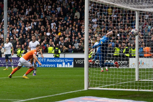 Blackpool 'dan Jerry Yates 21 Ekim 202' de Bloomfield Road, Blackpool 'da oynanan Blackpool-Preston North End maçında 3-1 berabere kaldı.
