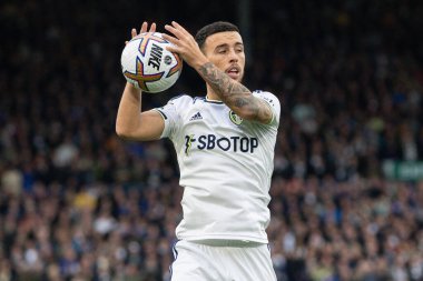 Leeds United 'dan Sam Greenwood # 42 Premier League maçında Leeds United Fulham' a karşı Elland Road, Leeds, İngiltere, 23 Ekim 202