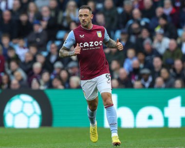 Danny Ings # 9 Aston Villa Premier Lig karşılaşmasında Aston Villa - Brentford Villa Park, Birmingham, Birleşik Krallık, 23 Ekim 202