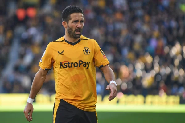 Joo Moutinho Wolverhampton Wanderers Durante Partido Premier League Wolverhampton Wanderers —  Fotos de Stock