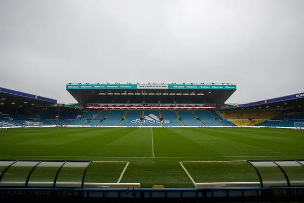 Общий Вид Стадион Elland Road Перед Матчем Премьер Лиги Leeds — стоковое фото