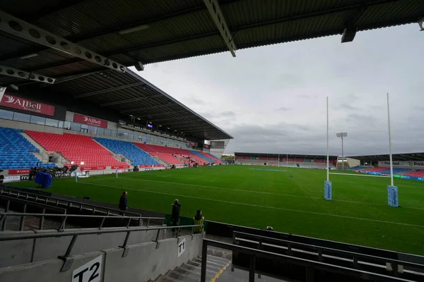 Allgemeine Ansicht Des Bell Stadium Vor Dem Gallagher Premiership Spiel — Stockfoto