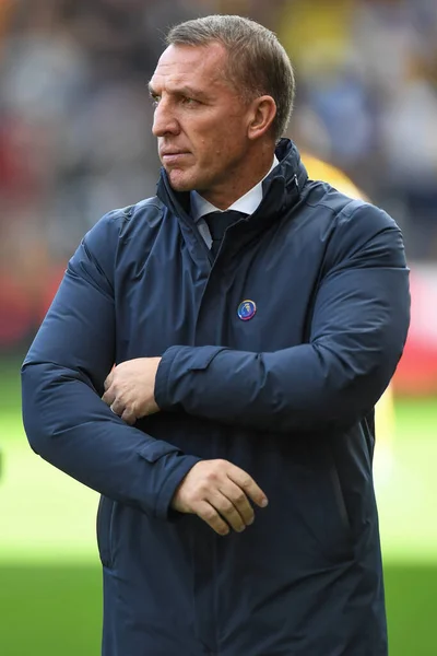 Brendan Rodgers Manager Leicester City Premier League Match Wolverhampton Wanderers — Stock Photo, Image
