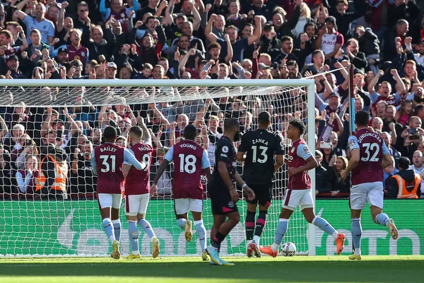 Danny Ings Aston Villa Celebrates His Goal Make Premier League — Stock Photo, Image