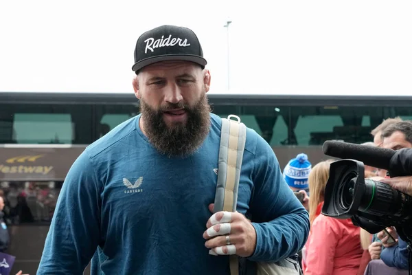 Joe Marler Von Harlequins Kommt Vor Dem Gallagher Premiership Spiel — Stockfoto