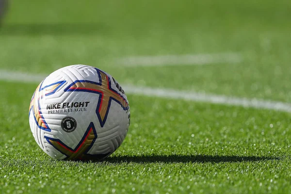 Match Ball Warm Ahead Premier League Match Aston Villa Brentford — Stock Photo, Image