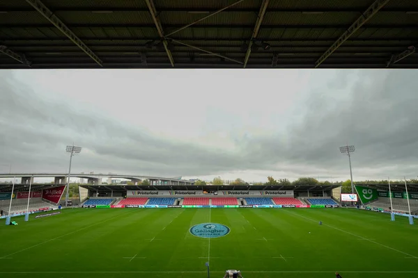 General View Bell Stadium Gallagher Premiership Match Sale Sharks Harlequins — Stock Photo, Image