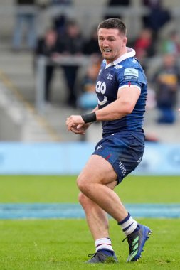 Gallagher Premiership maçında Satılık Köpekbalıkları Harlequins 'e karşı AJ Bell Stadyumu, Eccles, Birleşik Krallık, 23 Ekim 202' de oynanan Satış Köpekbalıkları maçında Satılık Köpekbalıkları # 7 numaralı Tom Curry