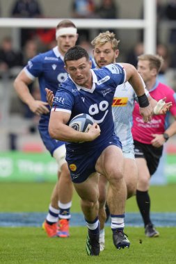 Satış Köpekbalıkları 'ndan Tom Curry # 7, Gallagher Premiership maçında AJ Bell Stadyumu' nda Satış Köpekbalıkları ve Harlequins maçında ara verdi.