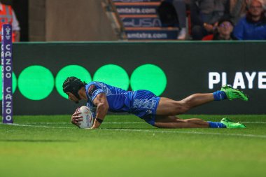Samoa 'dan Stephen Crichton, 23 Ekim 202' de İngiltere 'nin Doncaster kentindeki Eco-Power Stadyumu' nda oynanan Rugby Ligi Dünya Kupası 2021 Dünya Kupası A Grubu maçında şansını deneyecek.