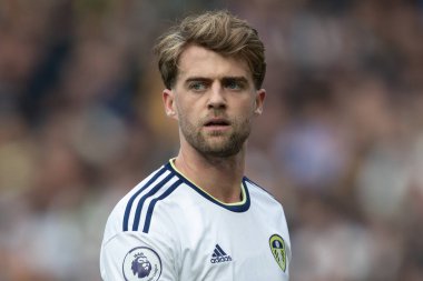 Patrick Bamford # 9 Premier Lig karşılaşmasında Leeds United - Fulham maçı sırasında Leeds Road, Leeds, İngiltere, 23 Ekim 202