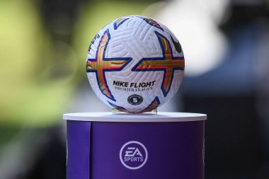 Premier Lig maçında Nike Flight Premier Lig Maç Topu Wolverhampton Wanderers, Molineux, Wolverhampton 'da Leicester City' e karşı, 23 Ekim 202