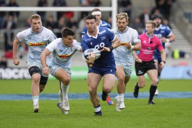 Satış Köpekbalıkları 'ndan Tom Curry # 7, Gallagher Premiership maçında AJ Bell Stadyumu' nda Satış Köpekbalıkları ve Harlequins maçında ara verdi.