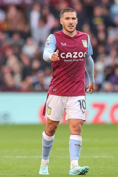 Aston Villa 'dan Emi Buenda # 10 Premier Lig karşılaşmasında Aston Villa, Brentford' a karşı Villa Park, Birmingham, Birleşik Krallık, 23 Ekim 2022