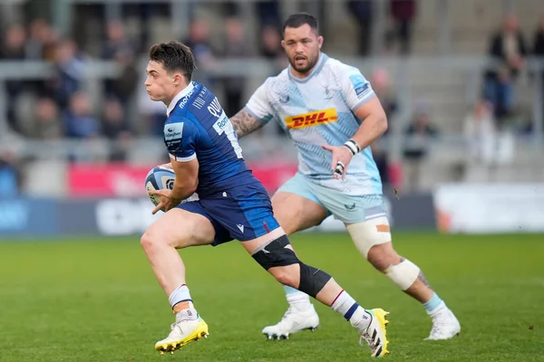 Laffi Quirke Sale Sharks Breaks Out Sam Riley Harlequins Galel — 스톡 사진