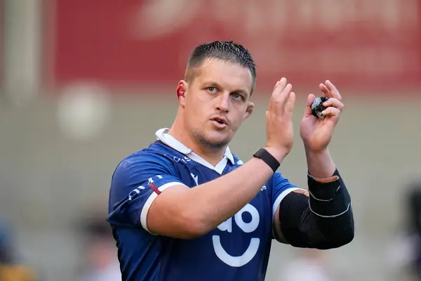 Nick Schonert Van Sale Sharks Begroet Fans Gallagher Premiership Match — Stockfoto