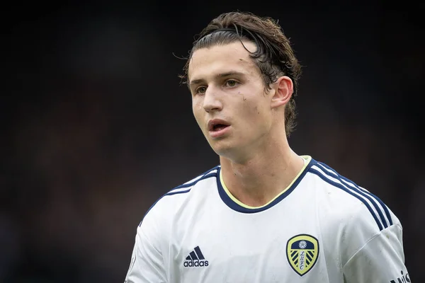 Brenden Aaronson Van Leeds United Tijdens Premier League Match Leeds — Stockfoto