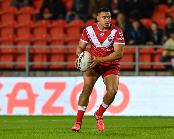 Siosiua Taukeiaho Tonga Acción Durante Copa Mundial Rugby 2021 Tonga —  Fotos de Stock