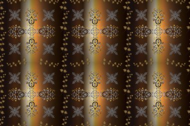 Renkli arkaplanda ilginç karalamalar olan kusursuz desen. Pano. Raster illüstrasyonu.