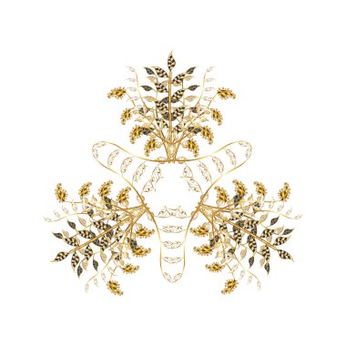 Renkli arkaplanda ilginç karalamalar var. Vektör illüstrasyonu.