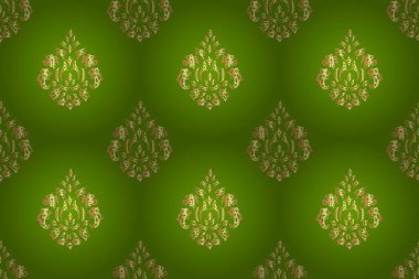 Kaliteli altın elementlerle kusursuz raster pano deseni