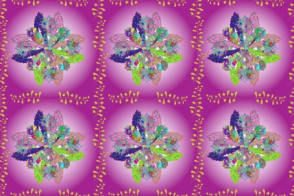 Miles Fleur Ditsy Ornament Für Druck Auf Stoff Textilien Tapeten — Stockfoto