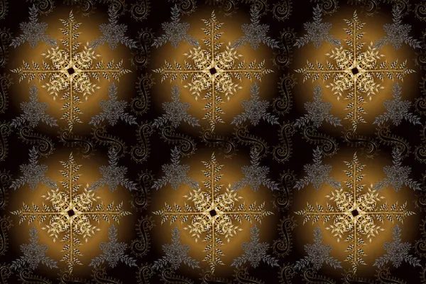 Bezešvé Ročník Barokní Viktoriánský Monogram Květinové Ornament List Svitek Rytý — Stock fotografie