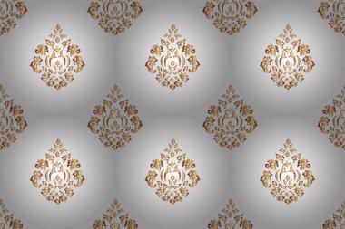 Kaliteli altın elementlerle kusursuz raster pano deseni