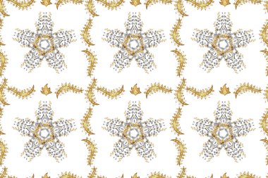 Renkli arkaplanda ilginç karalamalar olan kusursuz desen. Pano. Raster illüstrasyonu.