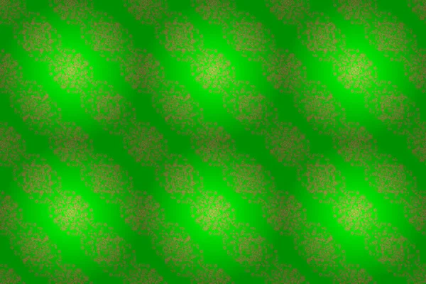 Doğu tarzı arabesk. Hassas altın deseni açın. raster. Kusursuz altın desenli bukleler. Parlak dantelli, desenli desenli. Sarı üzerinde kusursuz desen, altın elementli yeşil renkler..