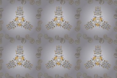 Renkli arkaplanda ilginç karalamalar olan kusursuz desen. Pano. Raster illüstrasyonu.