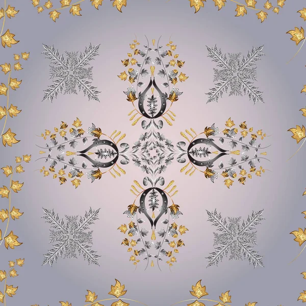 Renkli arkaplanda ilginç karalamalar olan kusursuz desen. Raster illüstrasyonu.