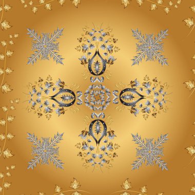 Renkli arkaplanda ilginç karalamalar olan kusursuz desen. Vektör illüstrasyonu.