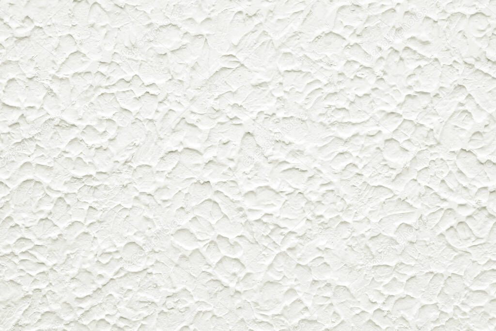 Rough Surface White Plaster Wall Texture Background