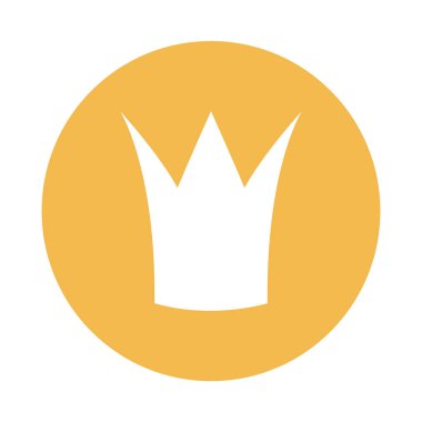 Yuvarlak silüeti, minimalist tasviri, avatar ve dijital düğmesi olan zarif kraliyet altın avatar ikonu. Dahice yaratıcılık. Pazarlama için illüstrasyon