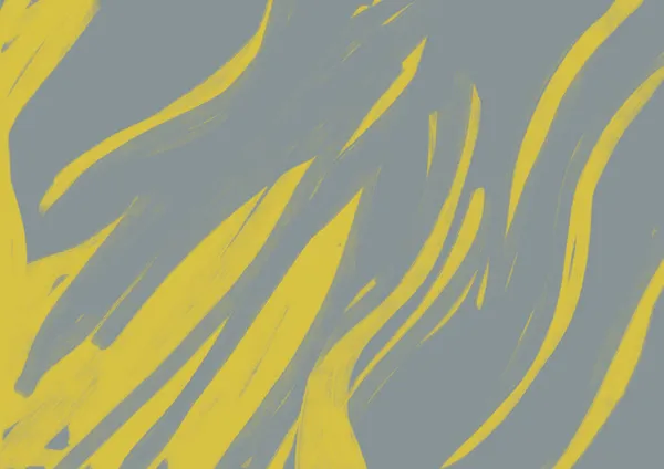 Emocionante Pintura Bruto Fogo Amarelo Ilustração Design Arte Grunge Pintura — Fotografia de Stock