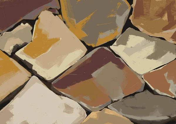 Textura Piedra Hecha Mano Pintura Con Color Saturado Color Táctil — Foto de Stock