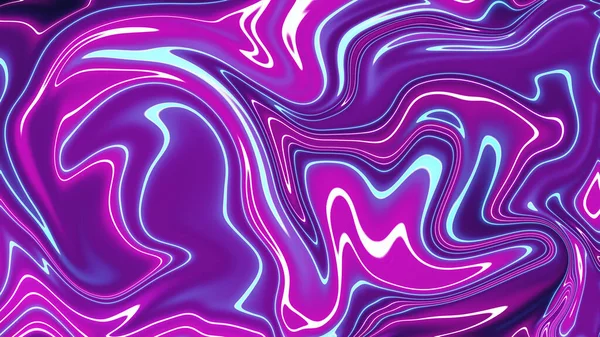Stimulating Iridescent Holographic Wave Curves Fluid Design Design Background Distinctive — Stock Photo, Image