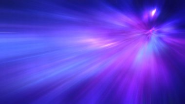 Metafizik uzay yolculuğu efekti, yok olma noktası olan neon ışık hızı, bulanıklık, 3D dizaynlı web afişi. Galaksi ve yıldızlar, doğal renk. Kitap, kapak ve yazdırma için 3D tasarım