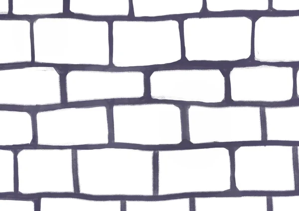 Ręcznie Wykonane Ściany Rysunku Tekstury Grunge Cegły Dla Sztuki Gry — Zdjęcie stockowe