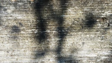 Estetik eski ahşap masa yanmış nokta, tasarım elementi soyut sanat. yok edilmiş bir resim, sönük bir renk. Duvar sanatı, baskı ve poster için soyut sanat