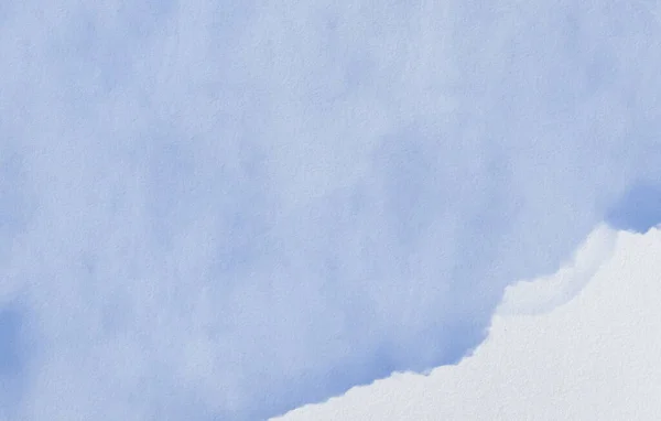 Simple Abstract Pastel Blue Watercolor Grain Paper Watercolor Bleed Wash — Stockfoto