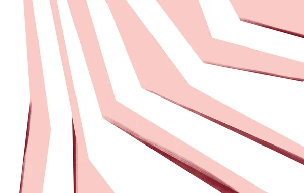 Lovely Pink Lines Touches Red Art Abstract Art Paper Cut Royaltyfria Stockbilder
