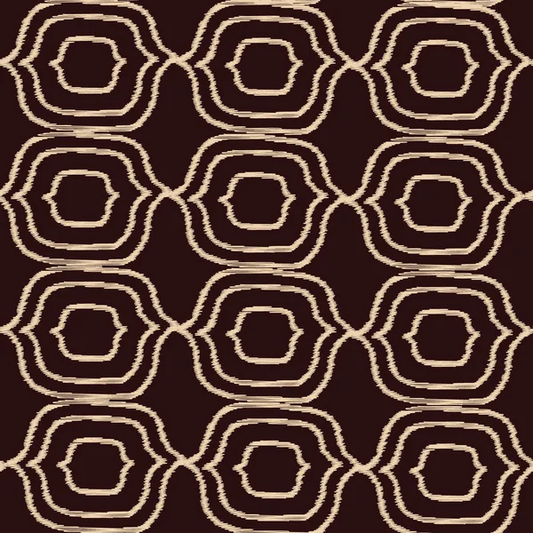 Ikat Seamless Pattern Tribe African Textura Bordado Fondo Abstracto Ropa — Vector de stock