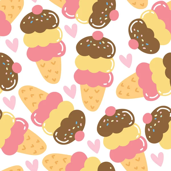 Beyaz arka planda kalbi olan kusursuz bir dondurma kalıbı. Kart, poster, bebek kıyafetleri için görüntü. Tatlı. Tatlı..