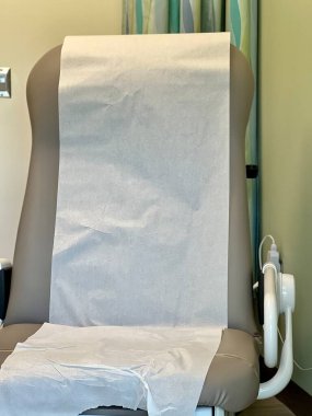 Generic decor of medical office examination room