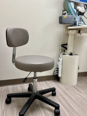 Generic decor of medical office examination room