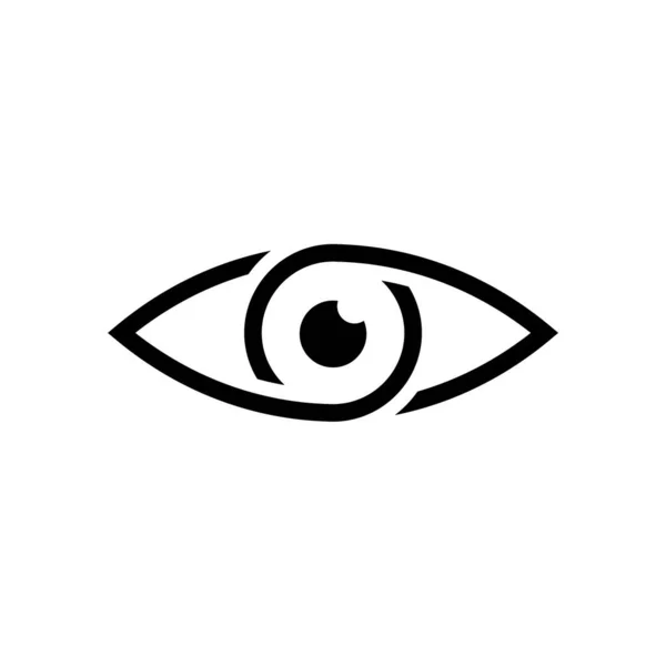 Technology Healty Eye Logo Design — Stock Vector